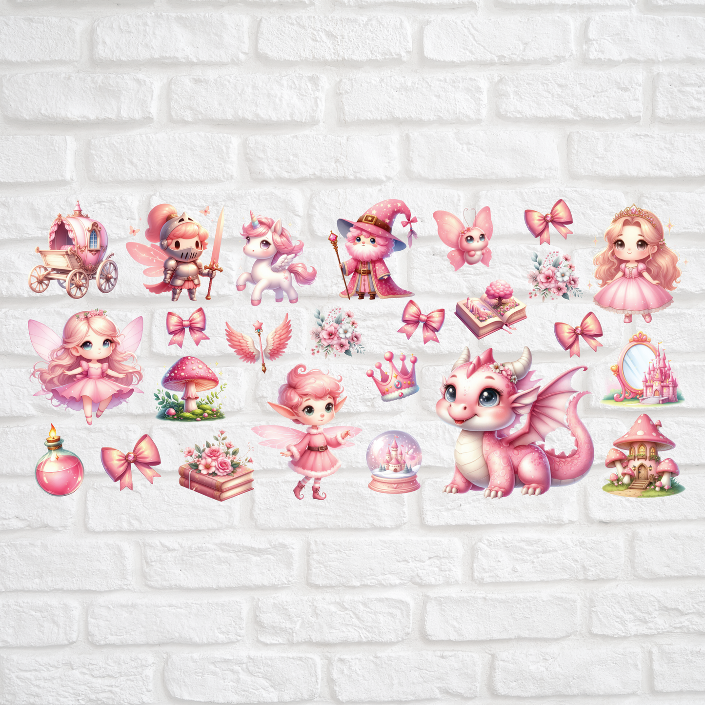 PINK FAIRY TALE - 16oz UV DTF WRAP