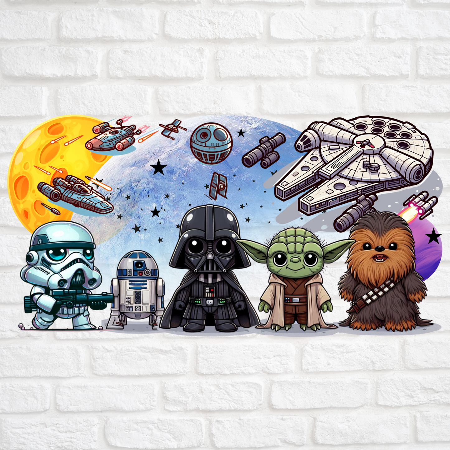 STAR WARS GANG - 16oz UV DTF WRAP