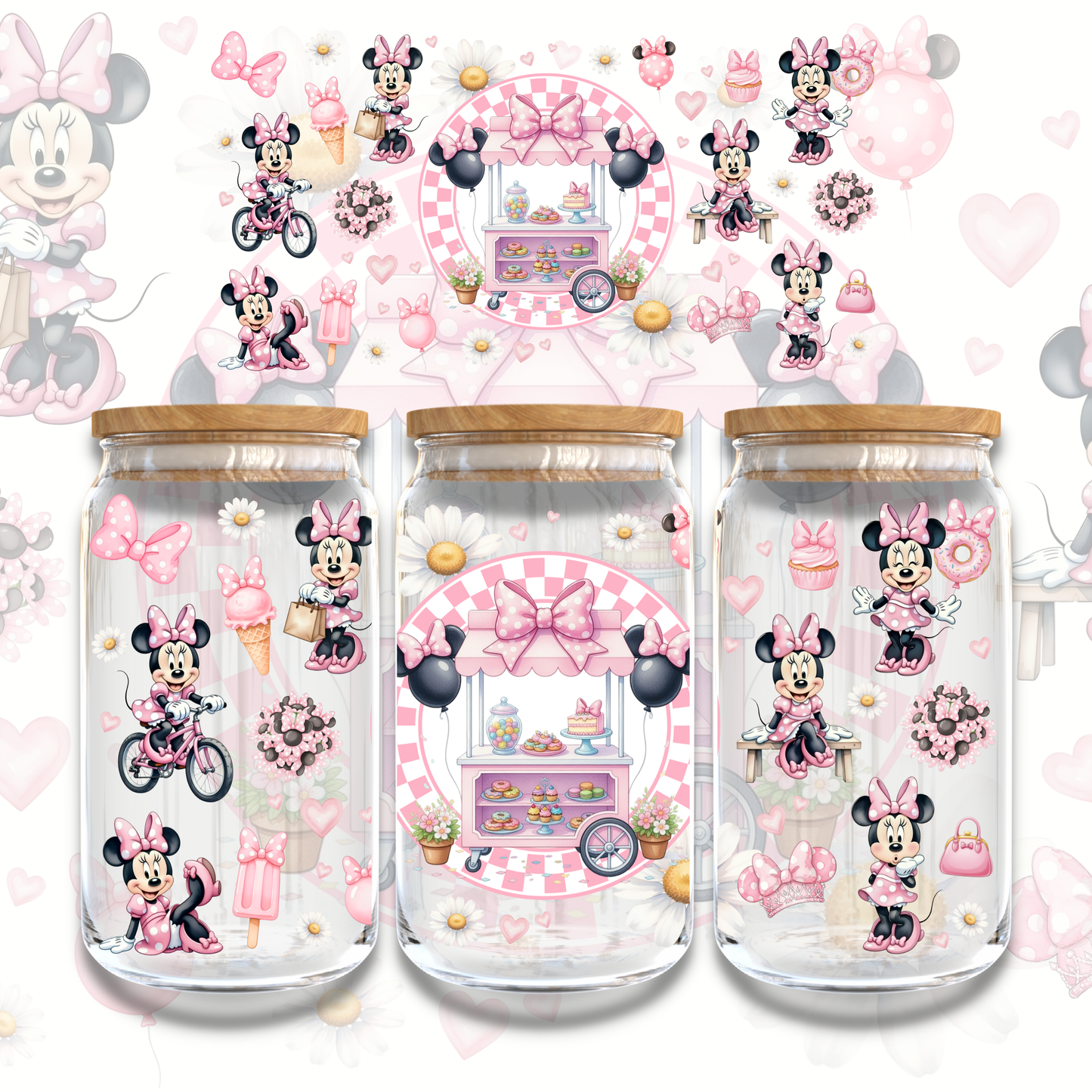 SWEET TREAT MINNIE - 16oz UV DTF WRAP