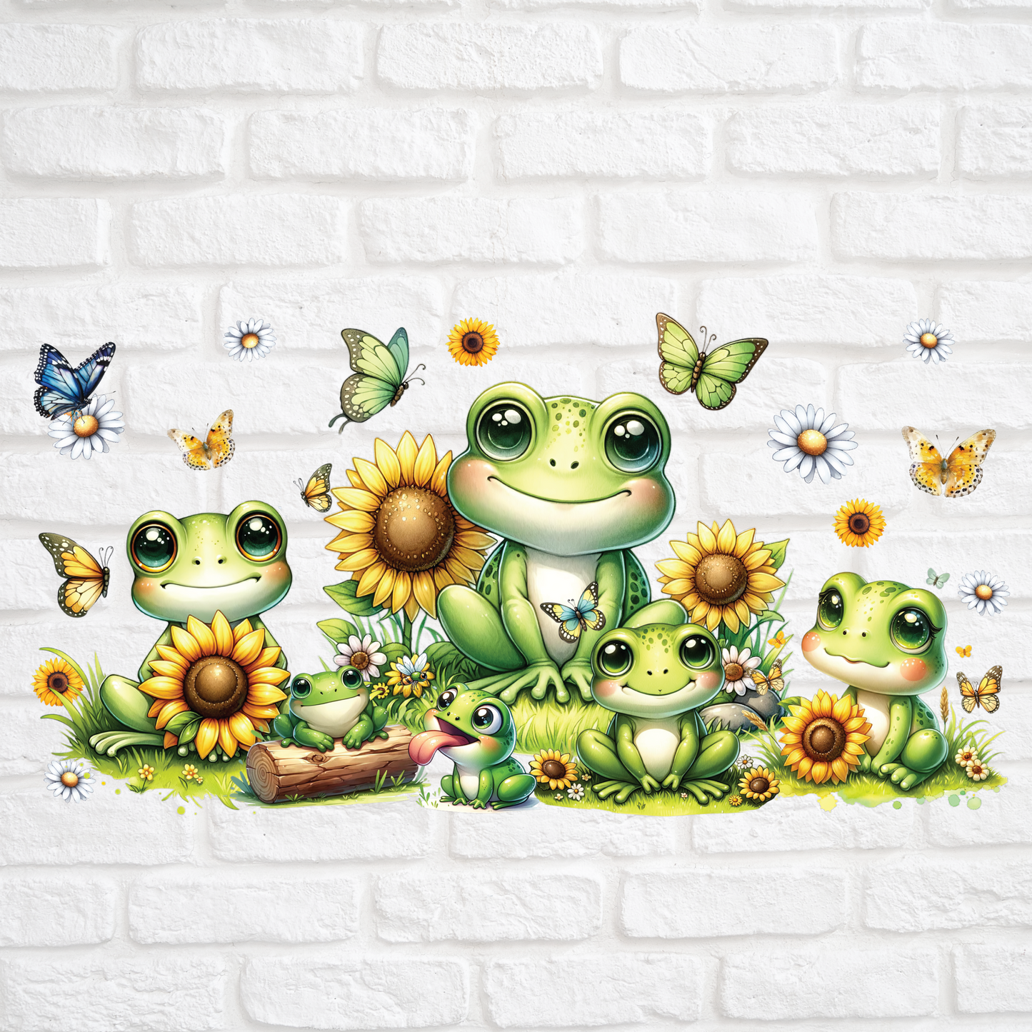 FROGS BY THE POND - 16oz UV DTF WRAP