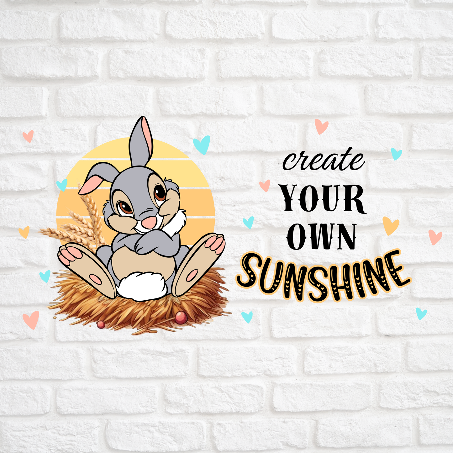 CREATE YOUR OWN SUNSHINE - 16oz UV DTF WRAP
