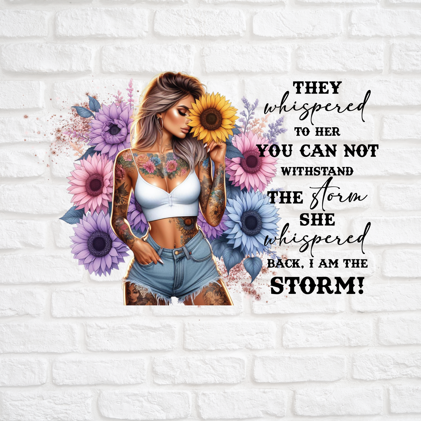 I AM THE STORM! - UV DTF DECAL
