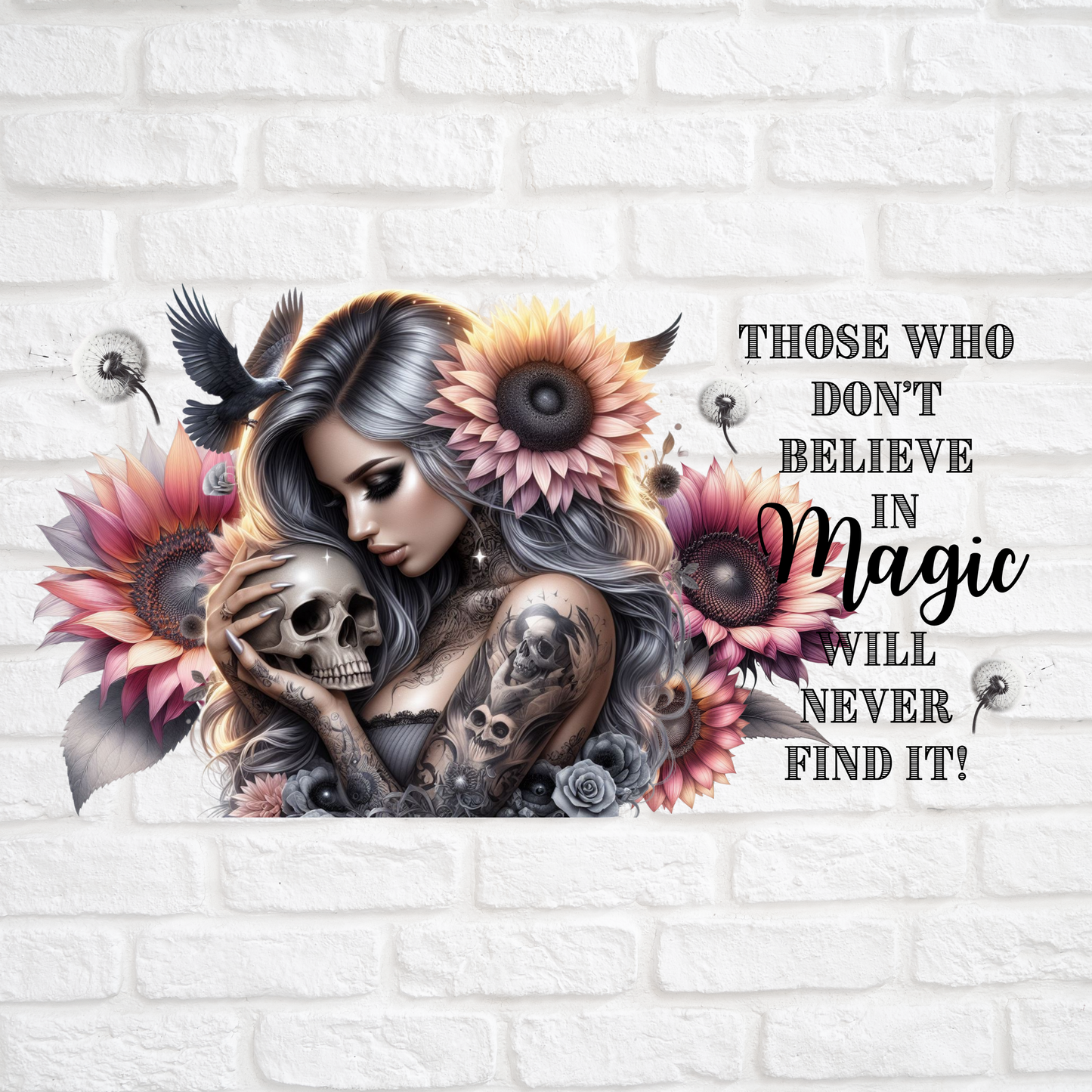 THOSE WHO DON'T BELIEVE IN MAGIC - 16oz UV DTF WRAP