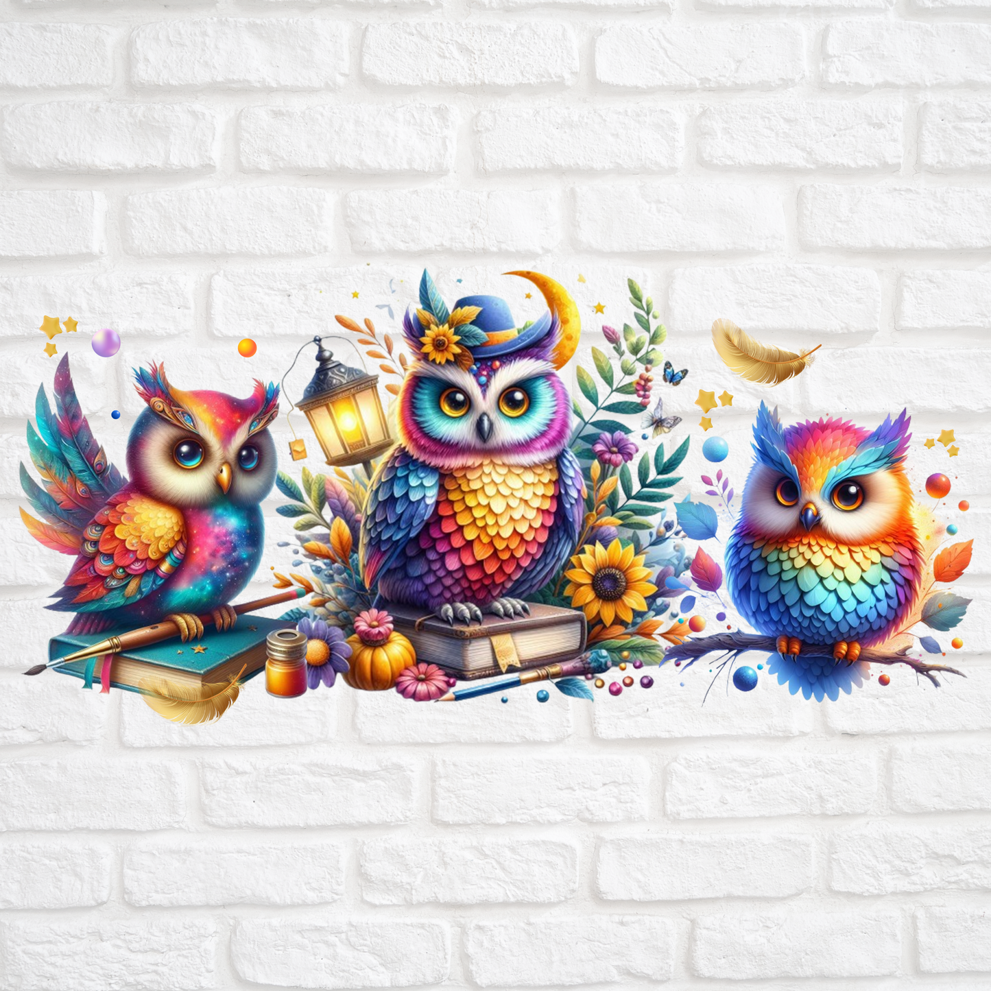 WISE OWLS - 16oz UV DTF WRAP