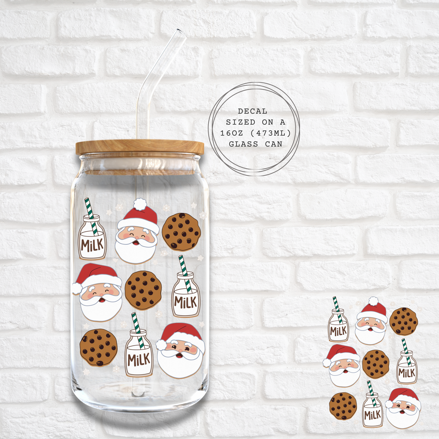 MILK AND COOKIES - UV DTF DECAL