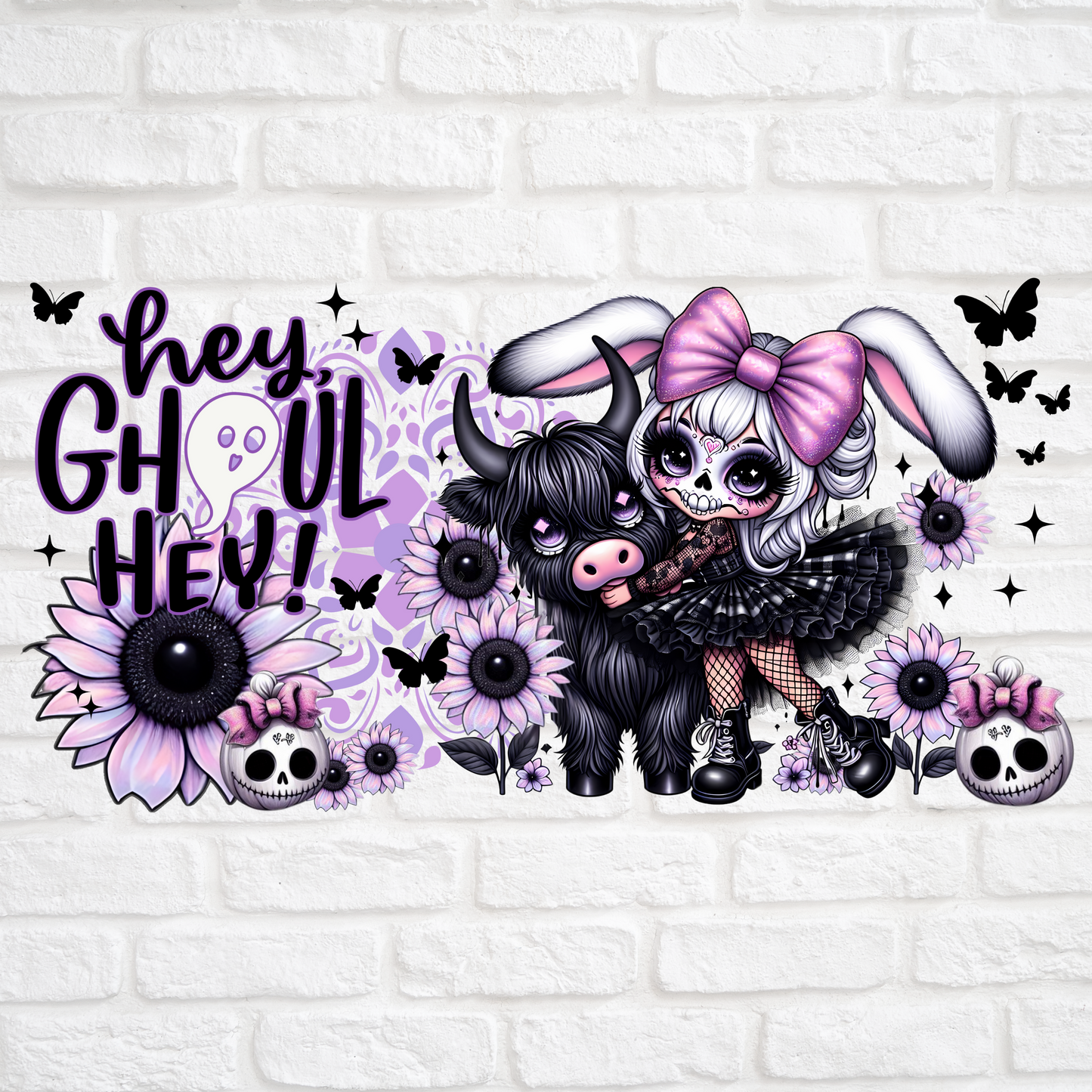 DAY OF THE DEAD HEY GOUL HEY! - UV DTF WRAP