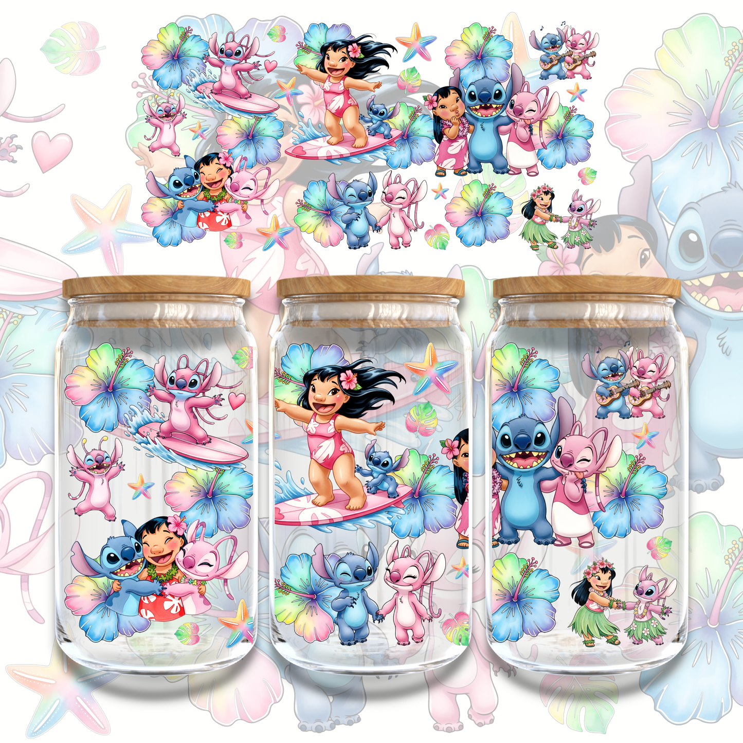 HAWAIIAN OHANA STITCH 16OZ