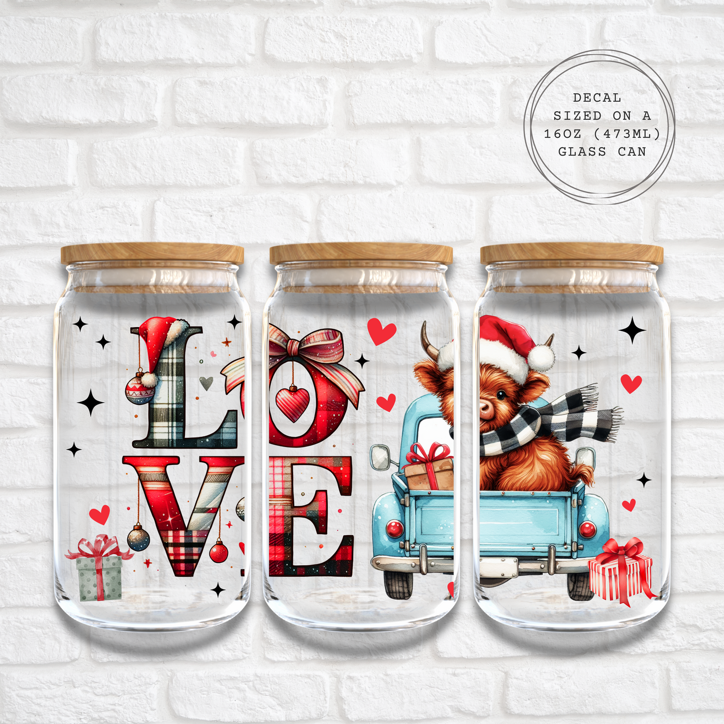 HIGHLAND LOVE - 16oz UV DTF WRAP