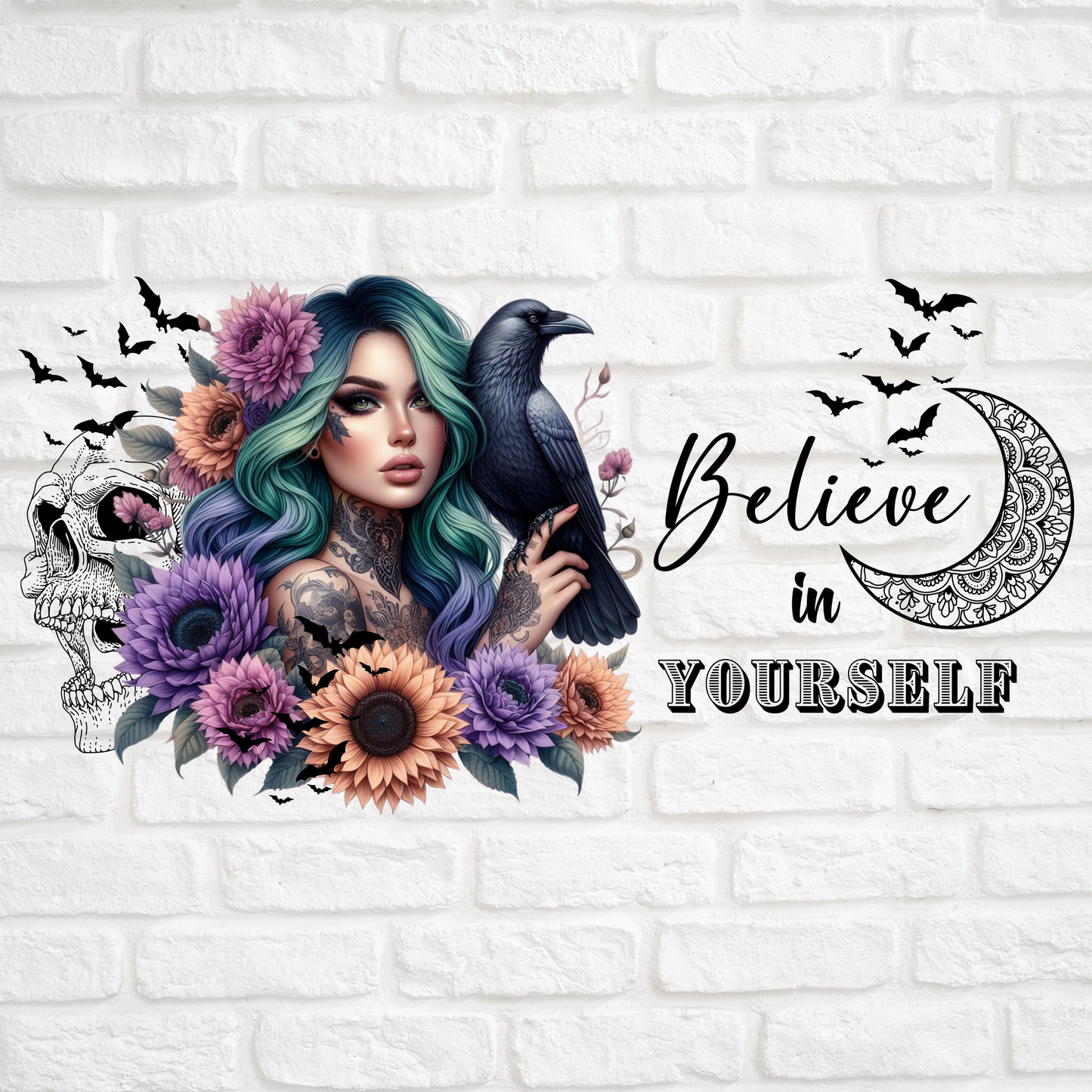 BELIEVE IN YOURSELF - 16oz UV DTF WRAP