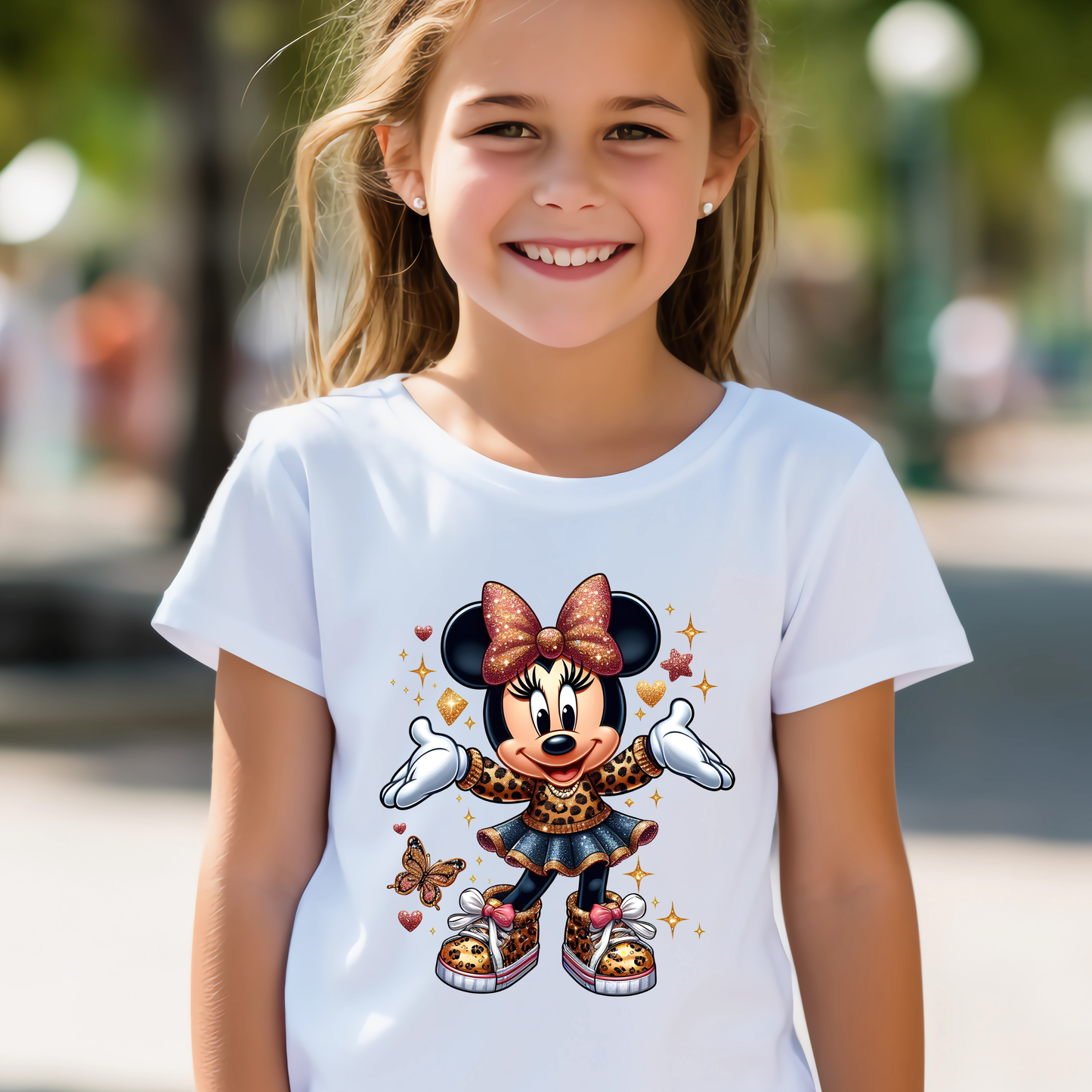 KIDS MINNIE MOUSE LEOPARD