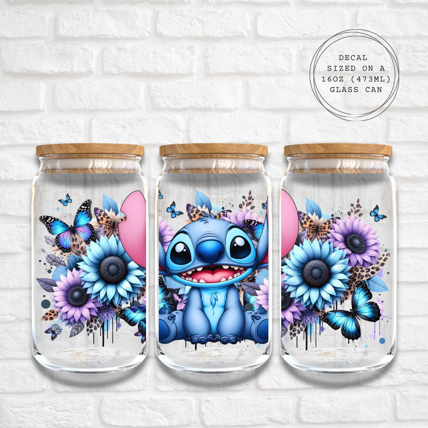 SUNFLOWER STITCH - 16oz UV DTF WRAP