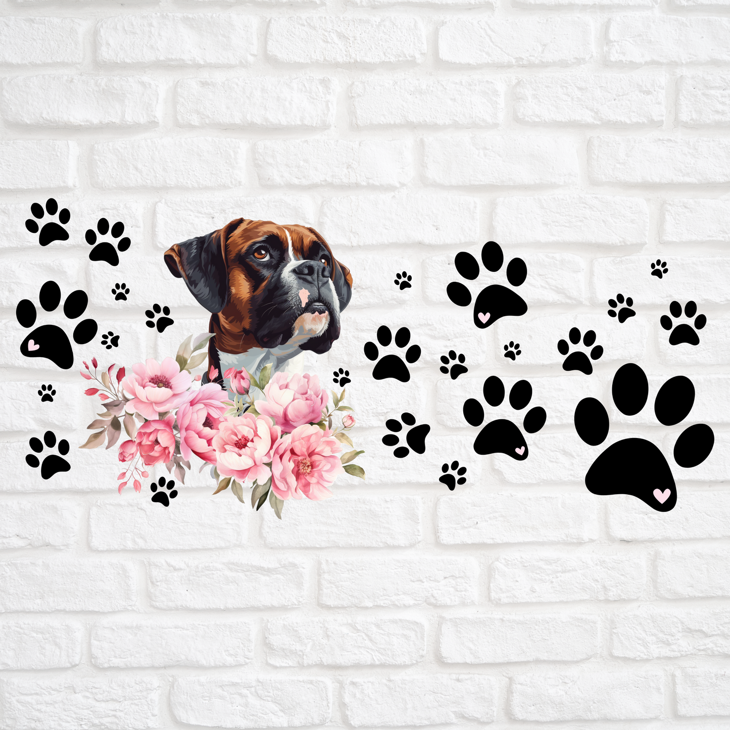 BOXER PAWS - 16oz UV DTF WRAP