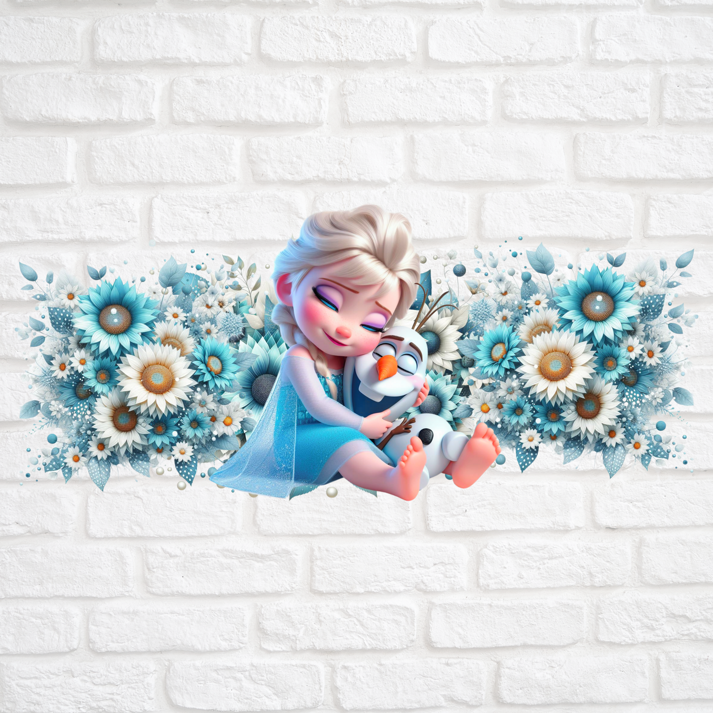SUNFLOWER ELSA- 16oz UV DTF WRAP