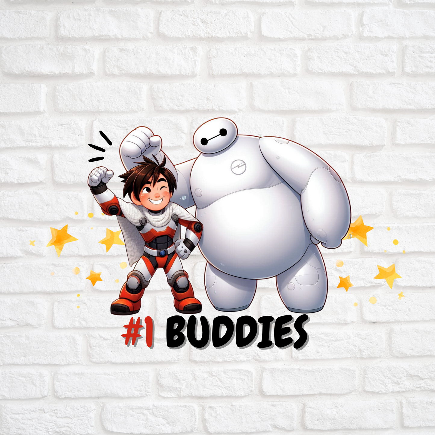 BIG HERO 6 #1 BUDDIES - LARGE DECAL