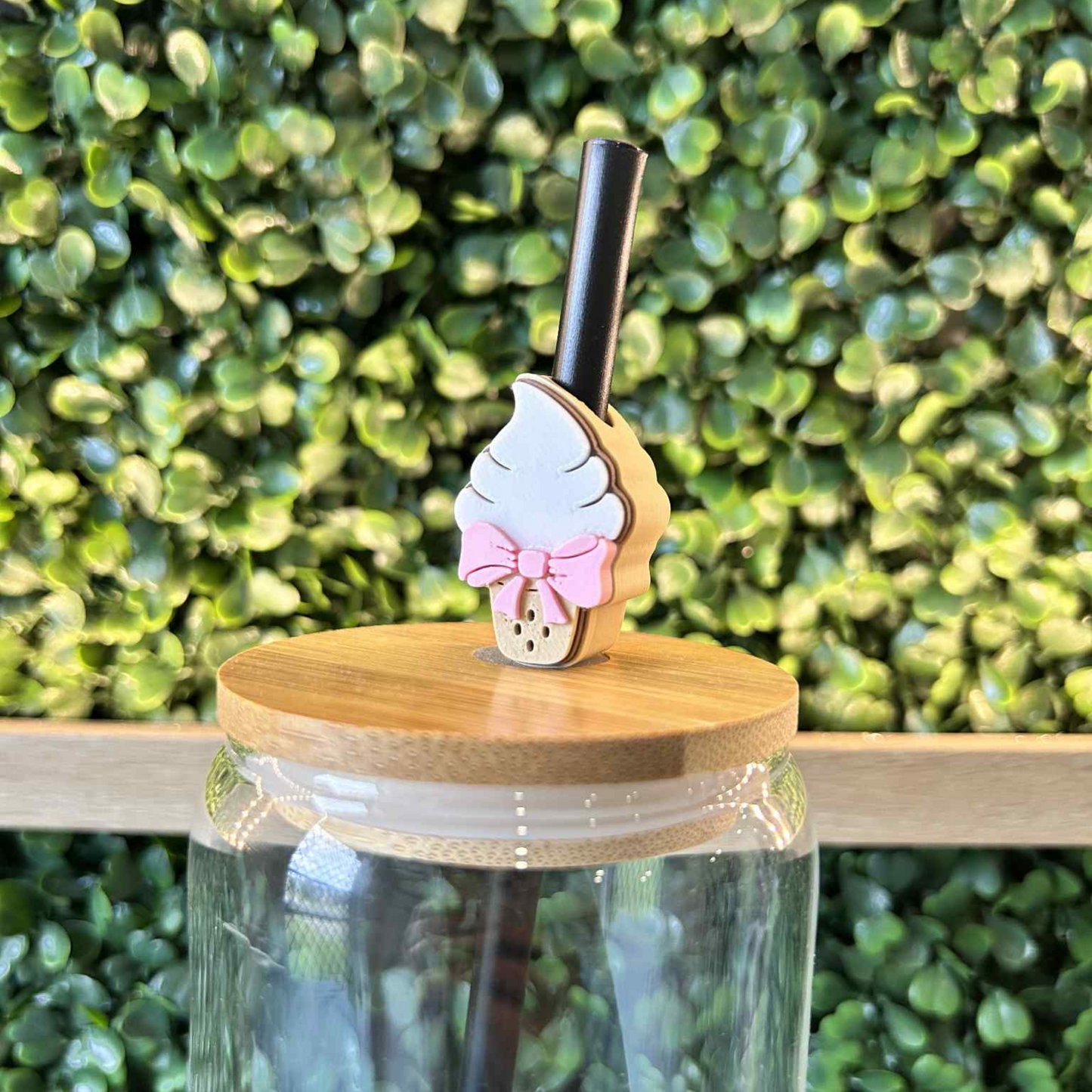 ICE CREAM STRAW TOPPER