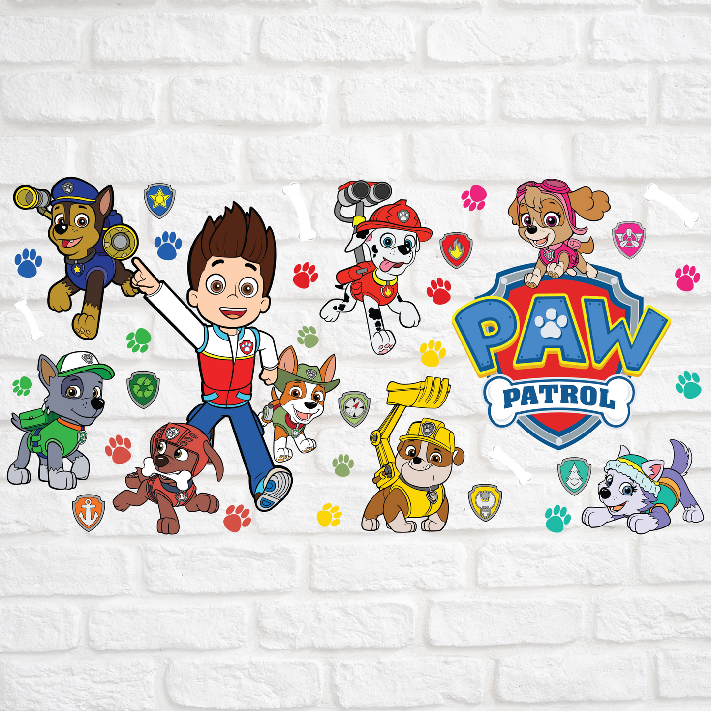 PAW PATROL & FRIENDS - 16oz UV DTF WRAP