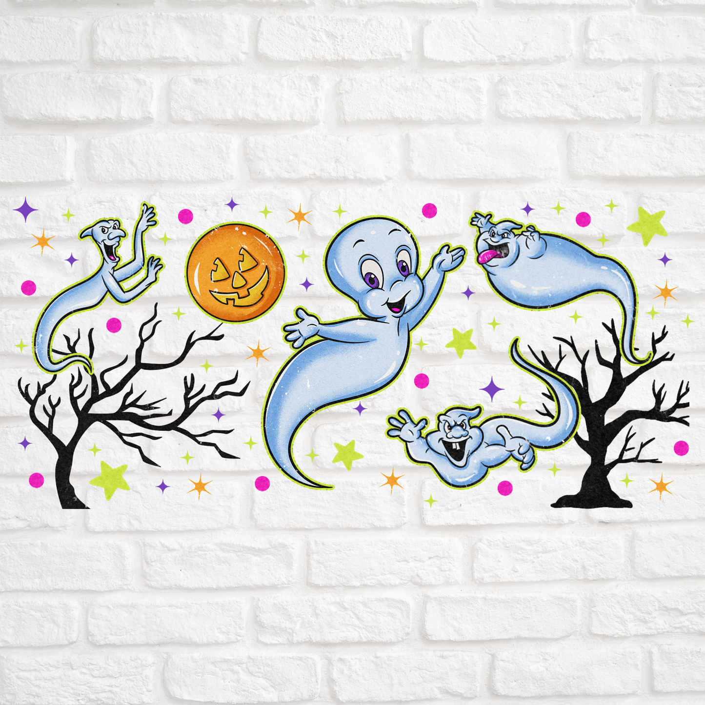 CASPER THE GHOST - UV DTF WRAP