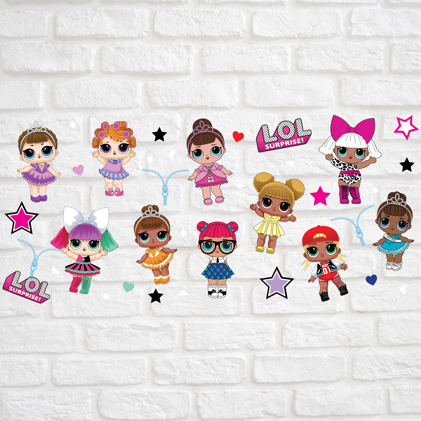 LOL DOLLS - 16oz UV DTF WRAP
