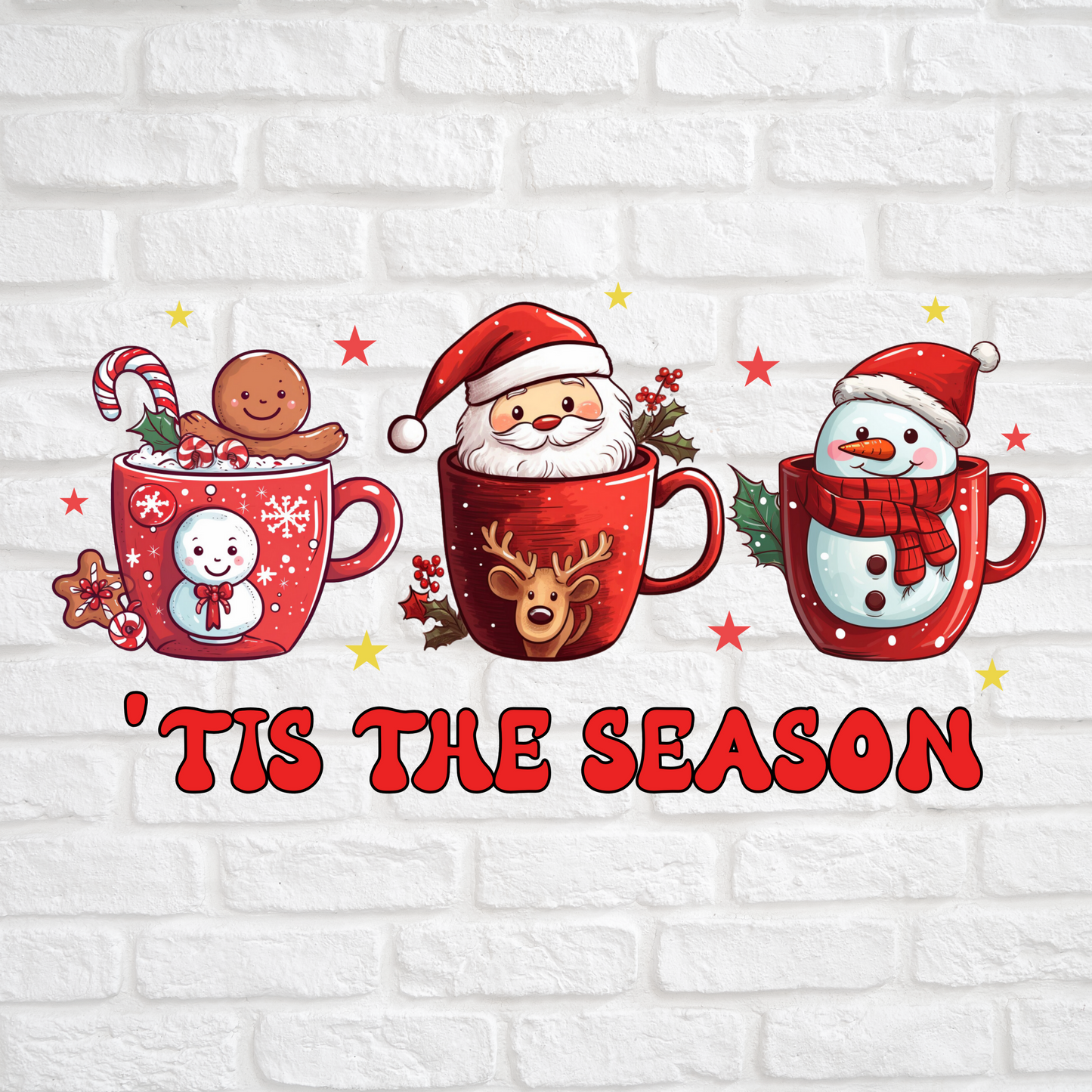 TIS THE SEASON - 16oz UV DTF WRAP