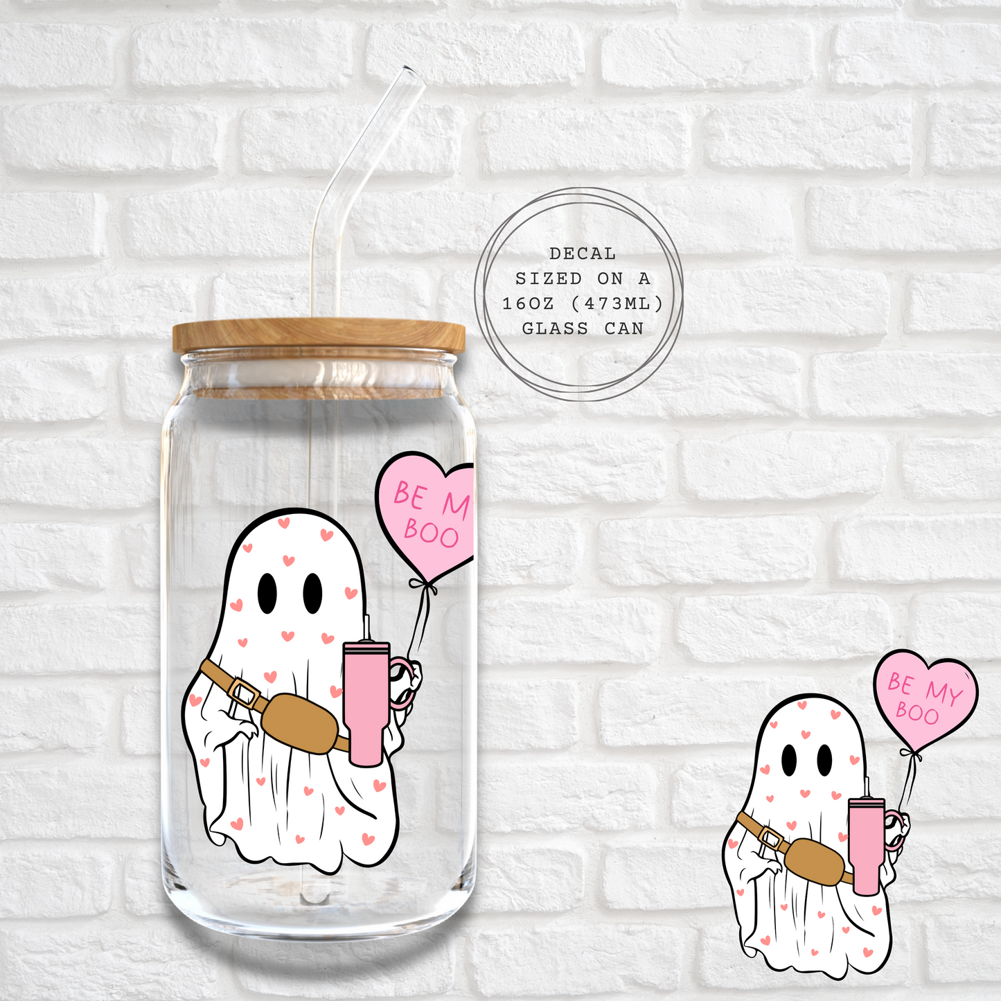 BE MY BOO - UV DTF DECAL
