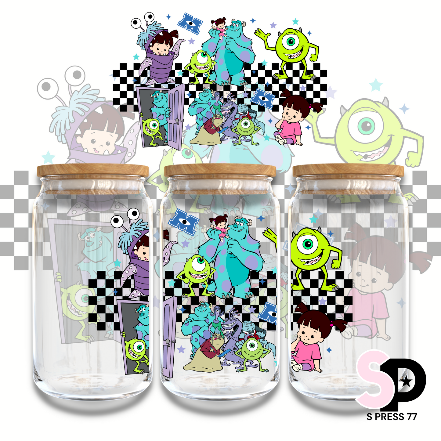 MONSTERS INC LRG DECAL