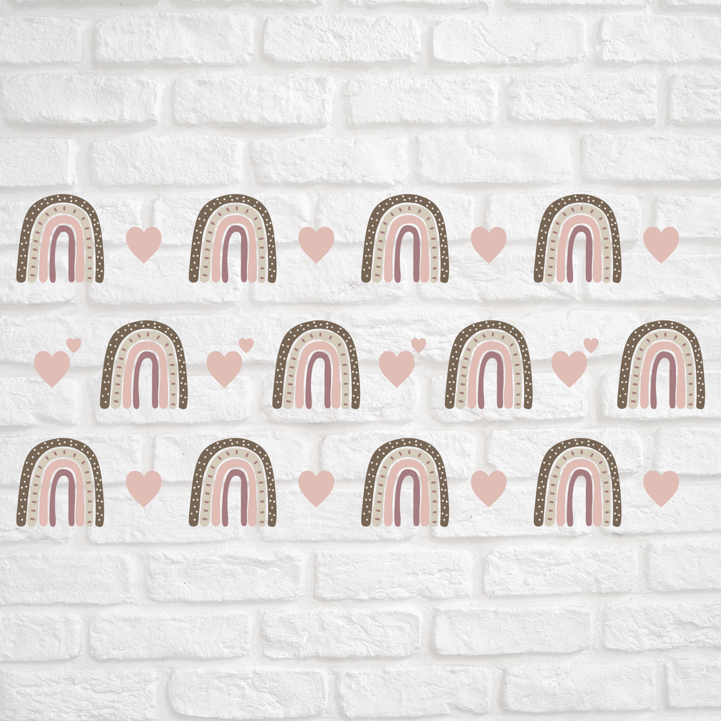 BEIGE RAINBOWS - 16oz UV DTF WRAP