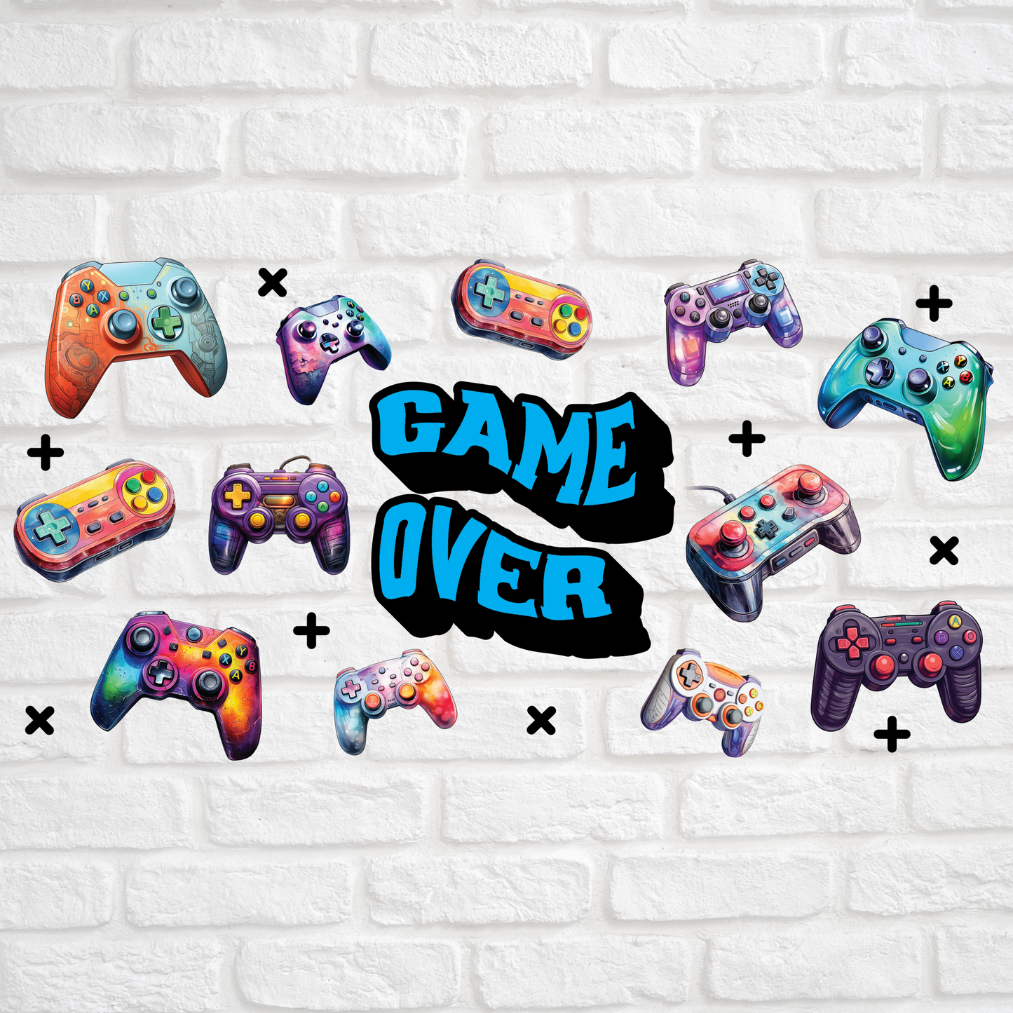 GAME OVER - 16oz UV DTF WRAP