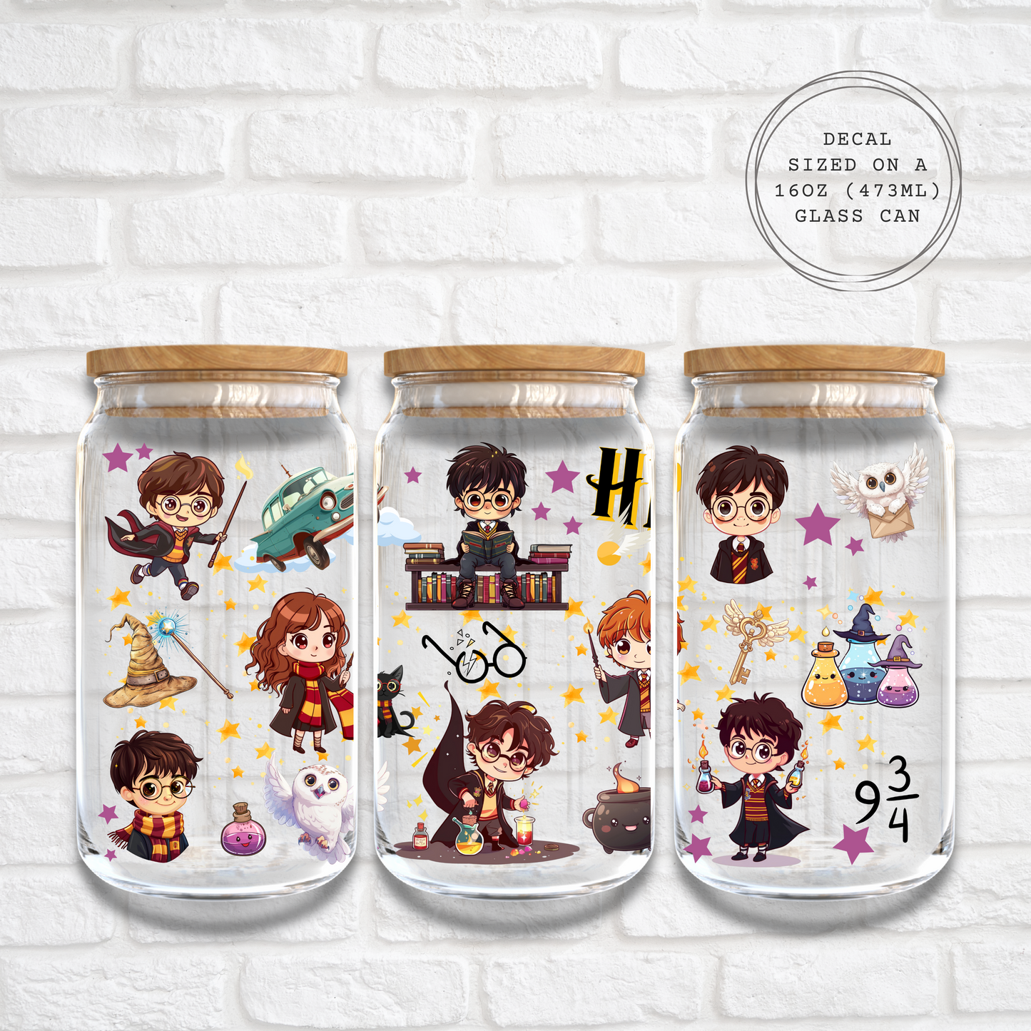 HARRY POTTER - 16oz UV DTF WRAP