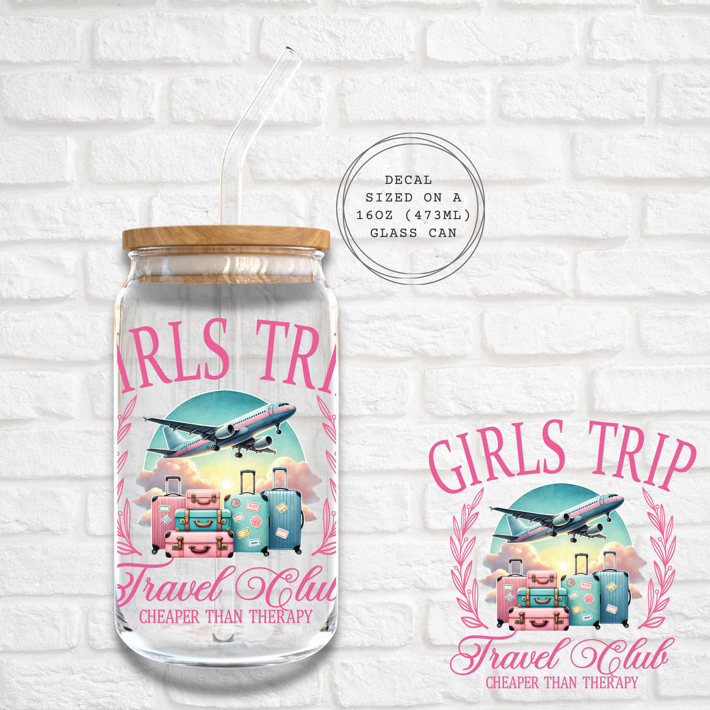 GIRLS TRIP - UV DTF DECAL
