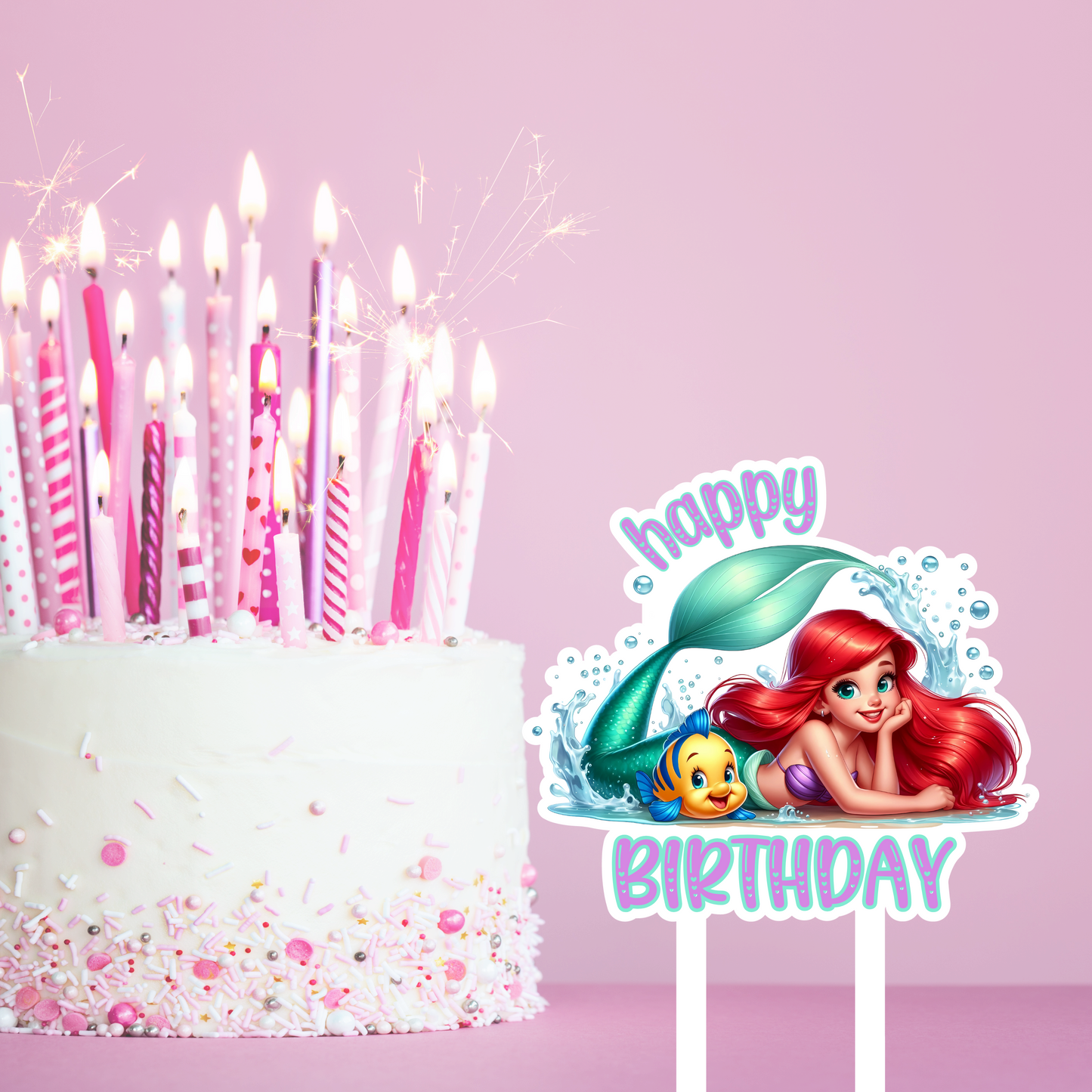 LITTLE MERMAID CAKE TOPPER