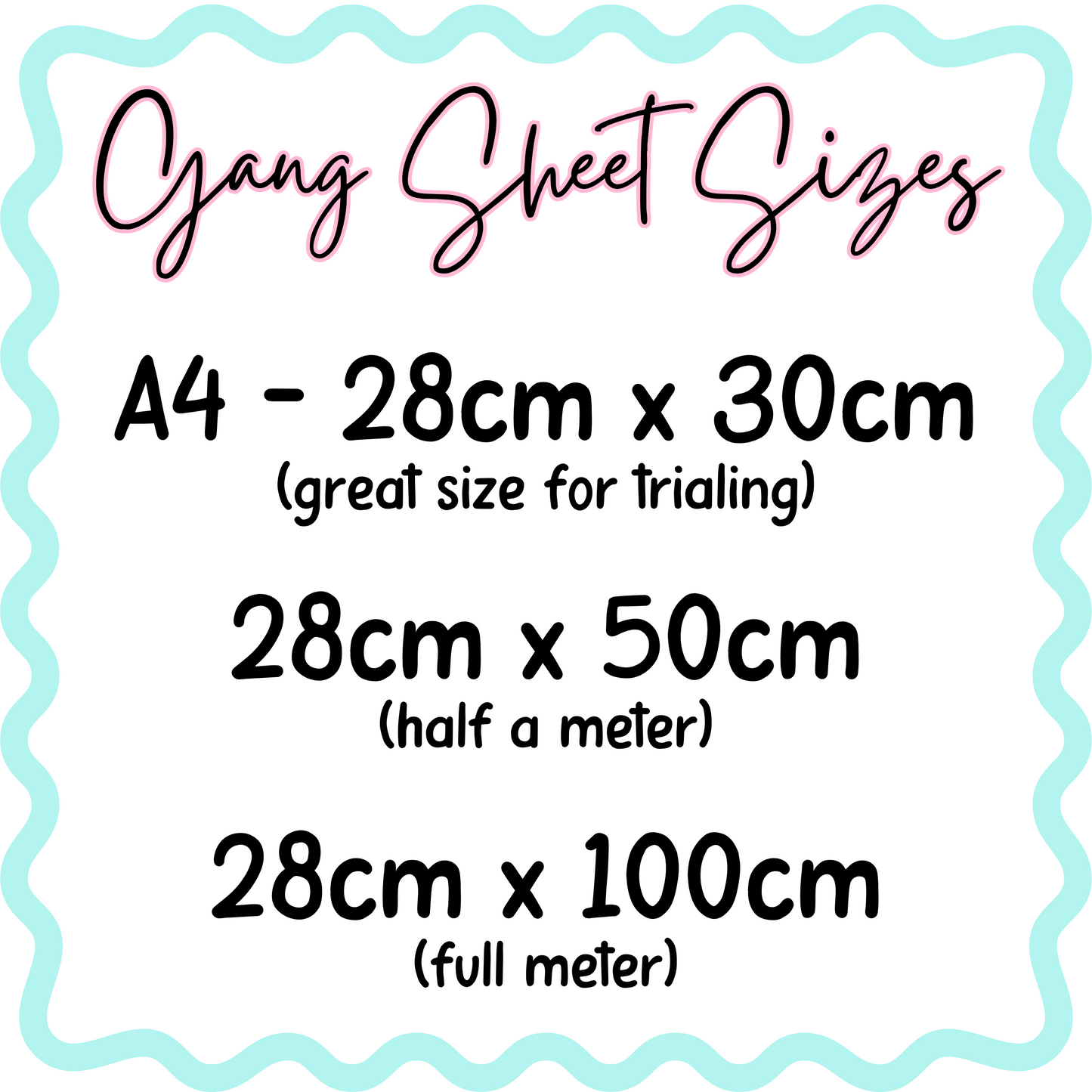 UV DTF Gang Sheet