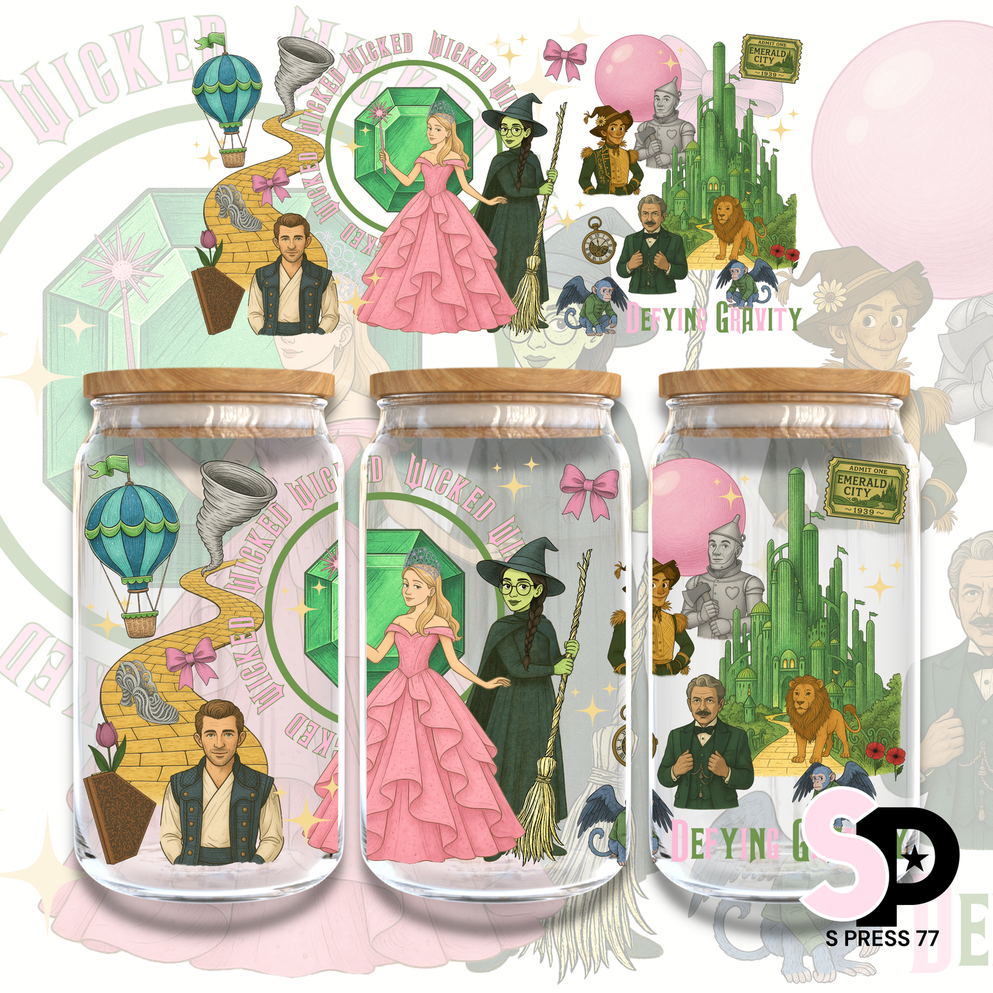 NOSTALGIA WICKED - 16oz UV DTF WRAP