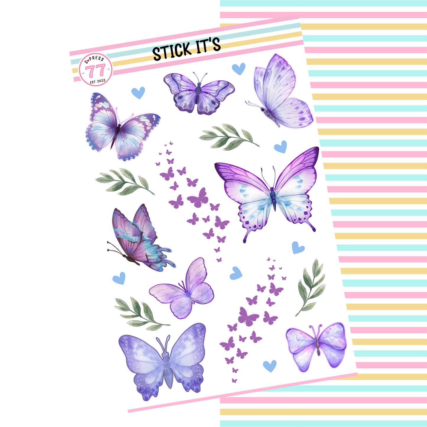 PURPLE BUTTERFLIES