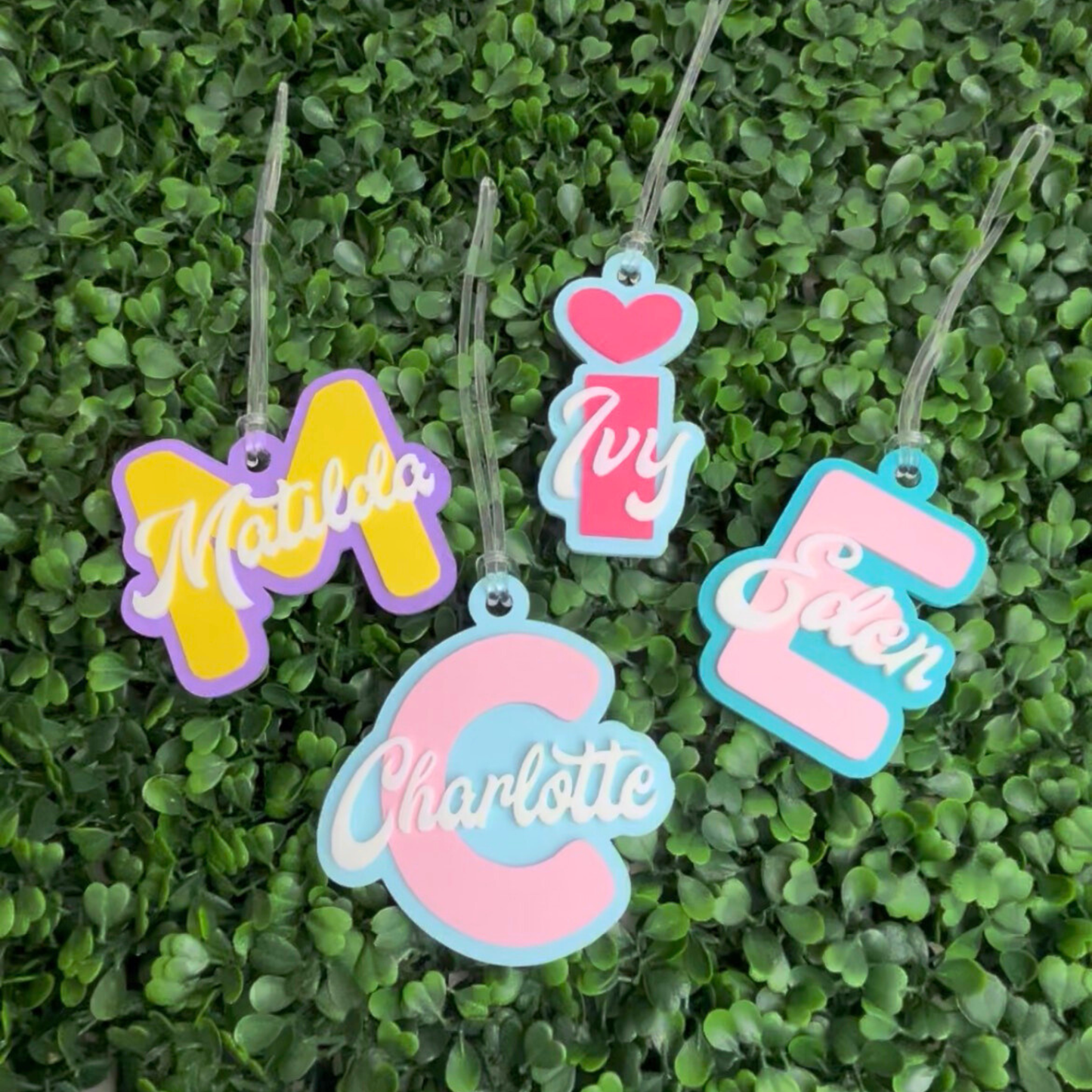CUSTOM NAME TAGS (made to order)