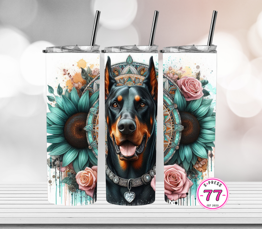 Sunflower Doberman