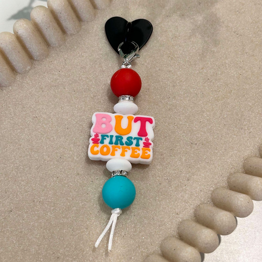 BUT FIRST COFFEE PHONE CHARM