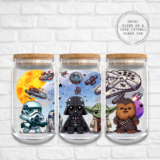 STAR WARS GANG - 16oz UV DTF WRAP