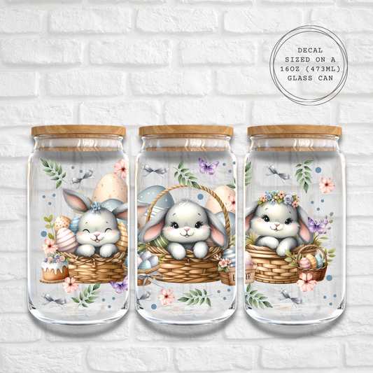 Easter Bunny Baskets - 16oz UV DTF WRAP