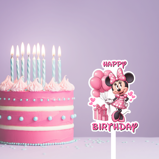 MINNIE MOUSE CAKE TOPPER
