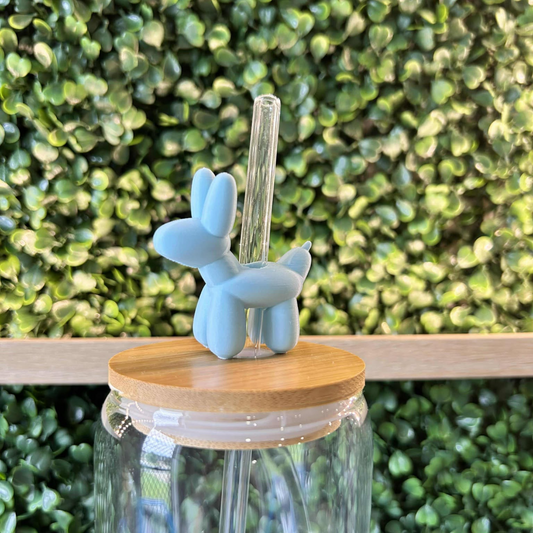 BALLOON DOG STRAW TOPPER