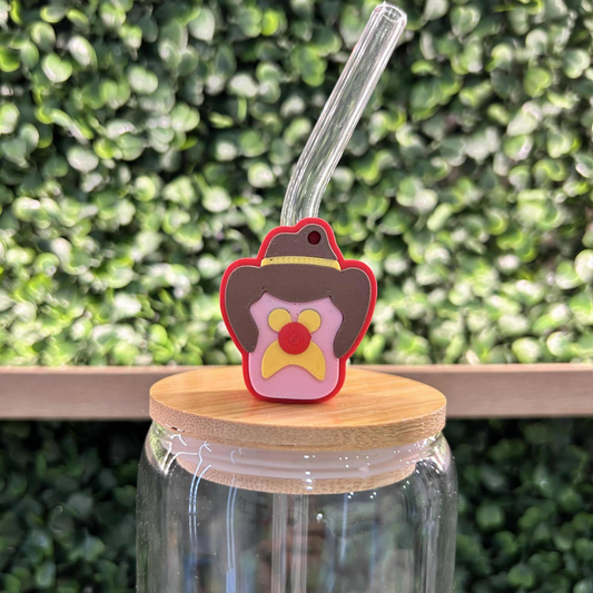 BUBBLE O BILL STRAW TOPPER
