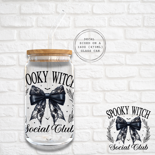 SPOOKY WITCH -  UV DTF DECAL