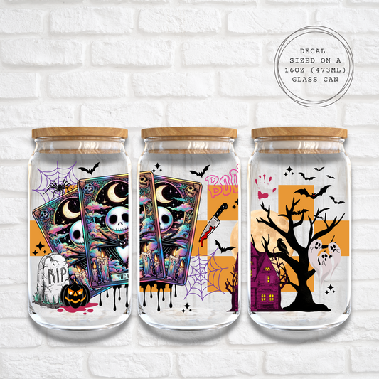 JACK SKELLINGTON TAROT CARDS  -  UV DTF WRAP