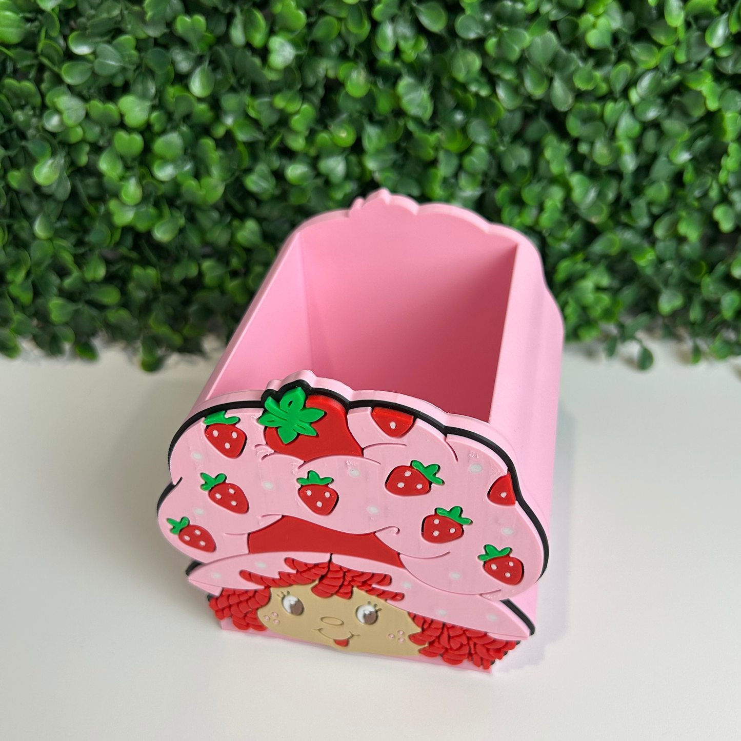 STRAWBERRY SHORTCAKE PENCIL HOLDER (made to order)