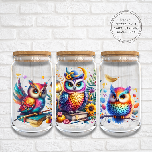 WISE OWLS - 16oz UV DTF WRAP