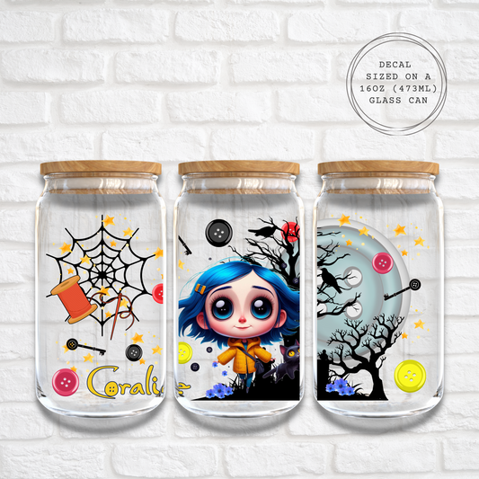 CORALINE  -  UV DTF DECAL
