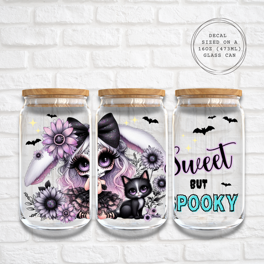 DAY OF THE DEAD SWEET BUT SPOOKY  -  UV DTF WRAP