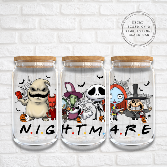 NIGHTMARE (FRIENDS)  -  UV DTF WRAP