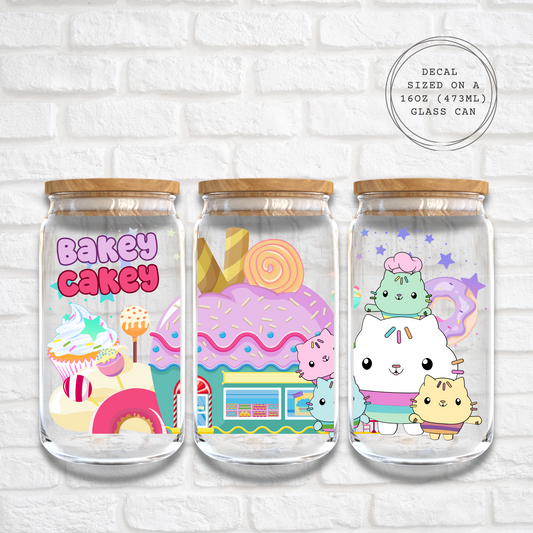 BAKEY CAKEY - 16oz UV DTF WRAP