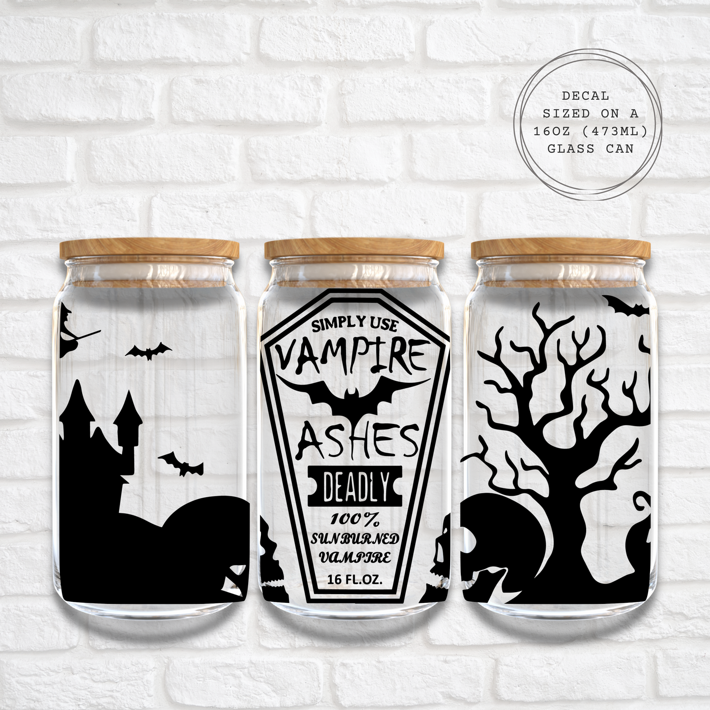 SIMPLY USE VAMPIRE ASHES  -  UV DTF WRAP